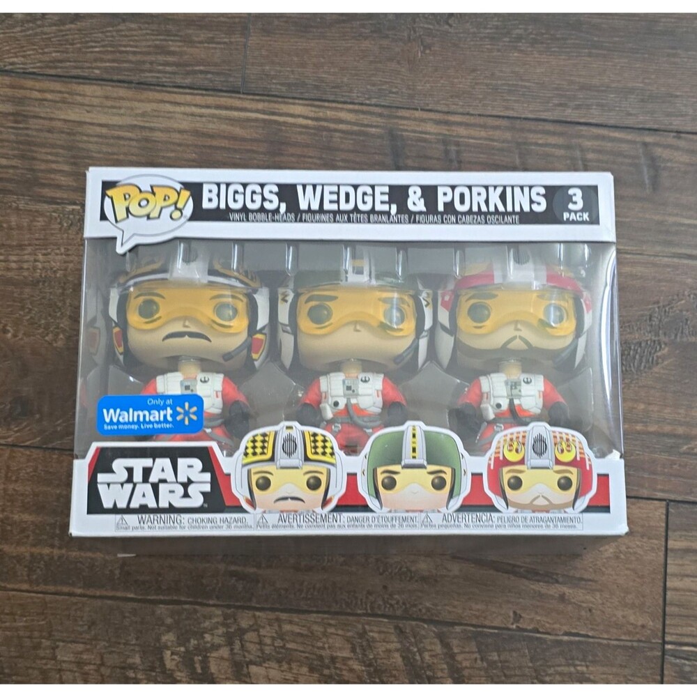 Funko Pop! Vinyl: Star Wars - Biggs, Wedge & Porkins Walmart (Exclusive) 3Pk